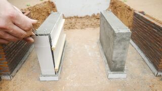 Mini Tractor Science Project Builds a Strong Concrete part 47 #viral