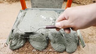 Mini Tractor Science Project Builds a Strong Concrete part 53 #viral
