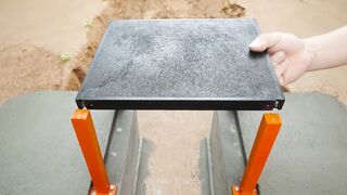 Mini Tractor Science Project Builds a Strong Concrete part 55 #viral