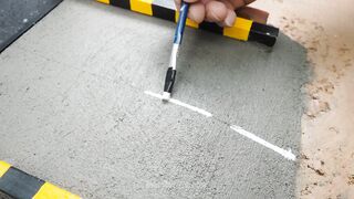 Mini Tractor Science Project Builds a Strong Concrete part 61 #viral