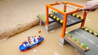 Mini Tractor Science Project Builds a Strong Concrete part 66 #viral