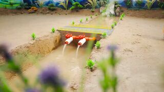 Mini Pool Using a Tractor part 74 #viral