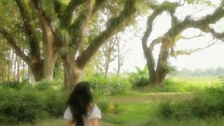 Girl  in white