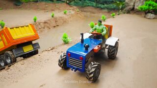 Mini Pool Using a Tractor part 17 #viral