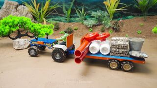 Mini Pool Using a Tractor part 19 #viral