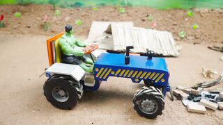 Mini Pool Using a Tractor part 32 #viral