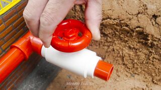 Mini Pool Using a Tractor part 42 #viral