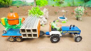 Mini Pool Using a Tractor part 49 #viral