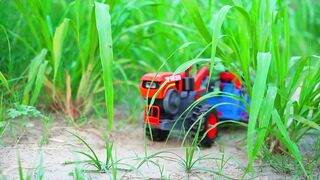 Mini Tractor Working Like a Real Farmer