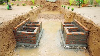 Villa with Koi Pond After part 60 #viral