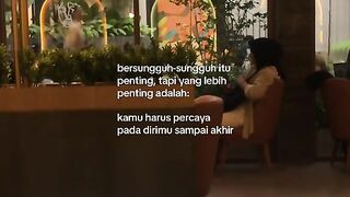 biarkan rasa percaya itu membawamu
