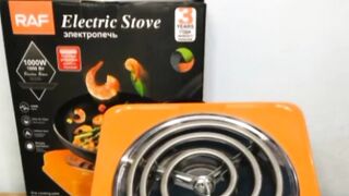 #Electric Stove for cooking, Hot Plate heat up in just 2 mins, Easy to clean, 1000W, Automatic