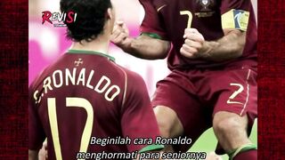 Luis Figo legenda yang dihormati pas Ronaldo masih junior di Portugal