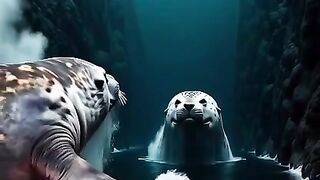 The Final Argument: Elephant Seal vs Leopard Seal | Underwater Wildlife Documentary [4K]