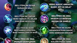 item untuk pemula