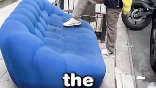 She Found an 8000 Couch in the Trash ????