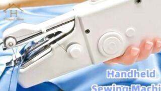 #Mini Portable Handheld Sewing Machine – Battery Operated,