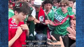 Fans Meksiko beneran cinta sama fans Jepang ????????
