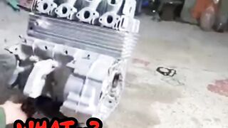 Mengubah Mesin Motor Menjadi 4 Silinder