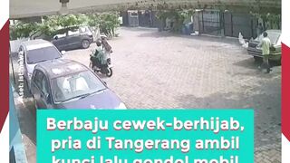 ???? Menyamar Pakai Hijab Demi Curi Mobil! ????