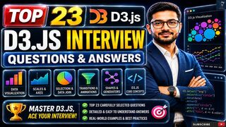 D3.js Interview Questions and Answers | JavaScript Interview Tips
