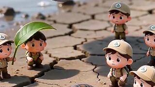 saving the mini world Miniature rescue ASMR relaxing that's how God help us ghibli style 2