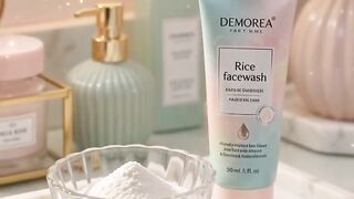 Rice flour+face wash hack