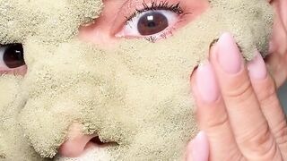 Bubble mask/minimise pores