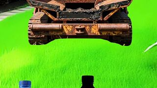 ???? New vs Rusty Asphalt Paver | Stop Challenge