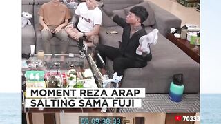 reza arap salting sama fuji di marapthon