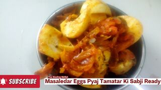 Eggs Pyaj Recipe | Anda Pyaz Masala | 10 Minute Easy Egg Recipe |