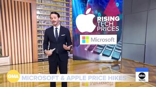 Microsoft joins Apple in raising prices