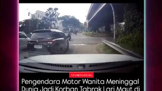 Seorang pengendara sepeda motor wanita dilaporkan meninggal dunia