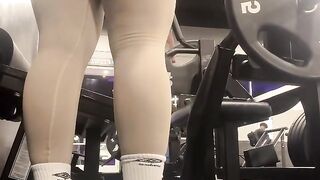 My lower body was in pain, but I forced myself to push through it.
