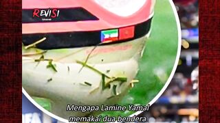 Menyapa Yamal memakai dua bendera ini di sepatunya? ????