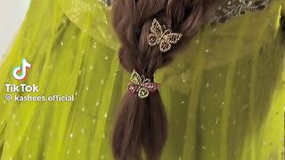 Beautiful Latest Kashees Mehndi Hairstyle