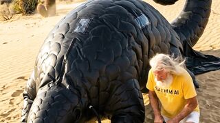 POV: You survive a desert storm inside a giant pangolin