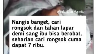 Sedih banget, cari rongsok
