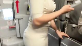 Beautiful flight attendant 3