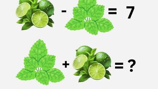 🍋 Lemon Math Puzzle | Brain Development Test | Can You Solve It? Only 1% Get It Right!