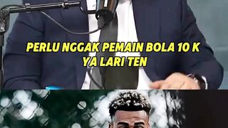 Pemain bola gak perlu latihan Lari 10KM #ferryirwandi #coachjustin #podcast #sepakbola #fyp