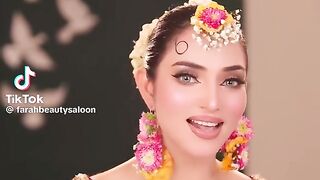 Mehndi Bridal Compelet Look 11