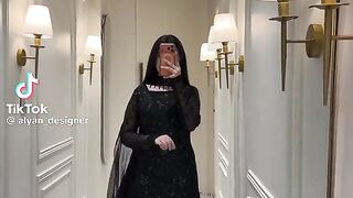 Latest Black Fancy Maxi