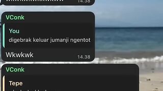 TEPE diusilin Bravy dan mas yeb
