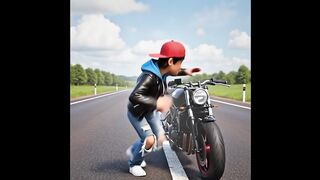 Naik Motor Sport dengan Kecepatan Tinggi! 🏍️ Animasi AI yang Keren dan Sinematik