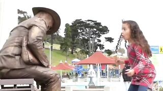Funniest Living Statue Jumpscares & Reactions