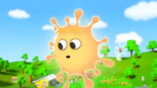 5 little monkeys, animal cartoon 5k video , #shorts #story #rhymes