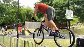 very amazing bike playing skills