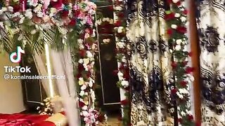 Dulha Dulhan ka kamra| bride room decoration with flowers | weddings room decoration