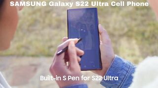 SAMSUNG Galaxy S22 Ultra Cell Phone, Factory Unlocked Android Smartphone, 256GB, 8K Camera & Video